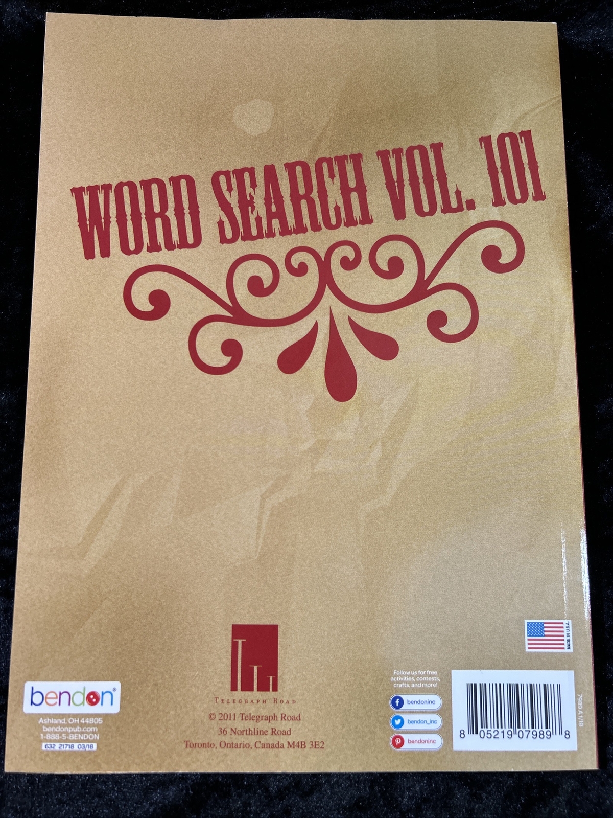 Bendon – Large Print Word Search Volume 101 Arts & Entertainment 77 Pages
