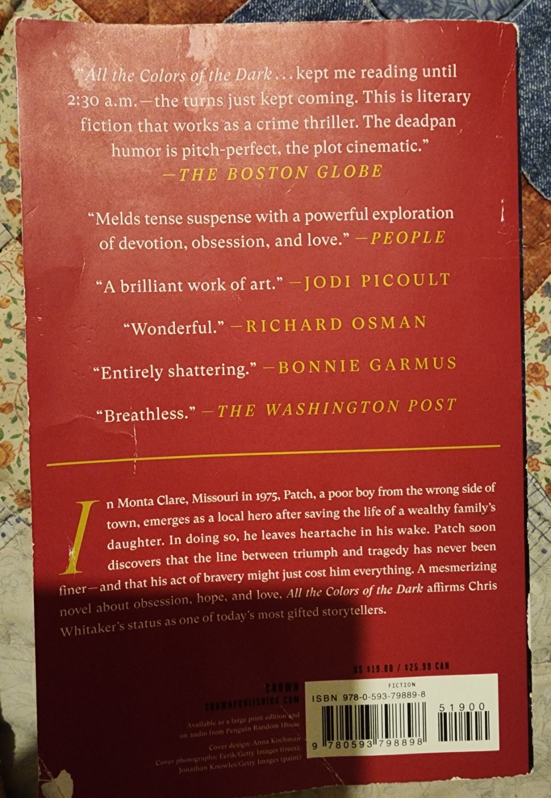All The Colors Of The Dark By Chris Whitaker Trade Paperback