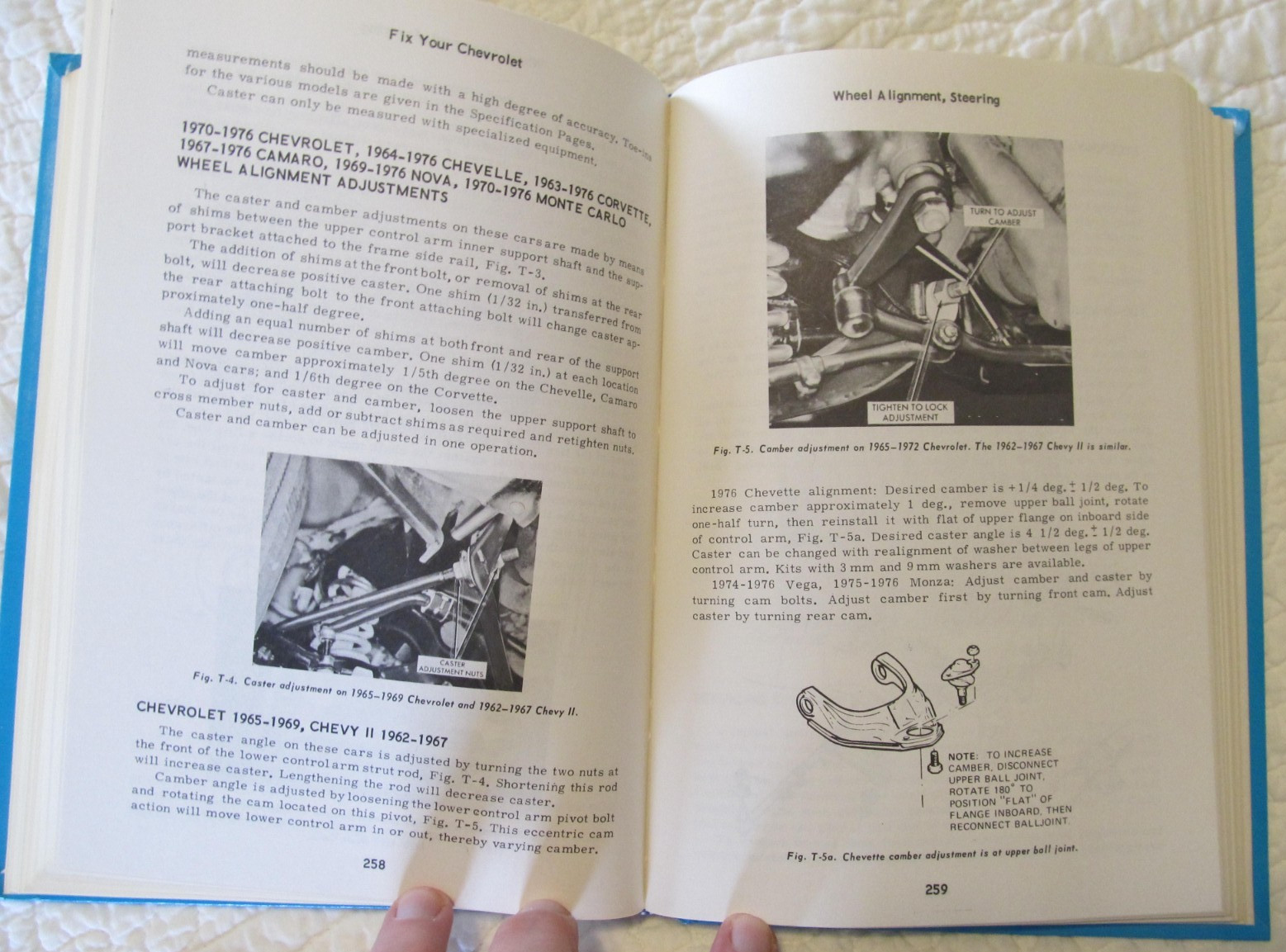 Book: FIX YOUR CHEVROLET V8 & V6 1975 To 1966 Bill Toboldt, hardcover, 368 pages