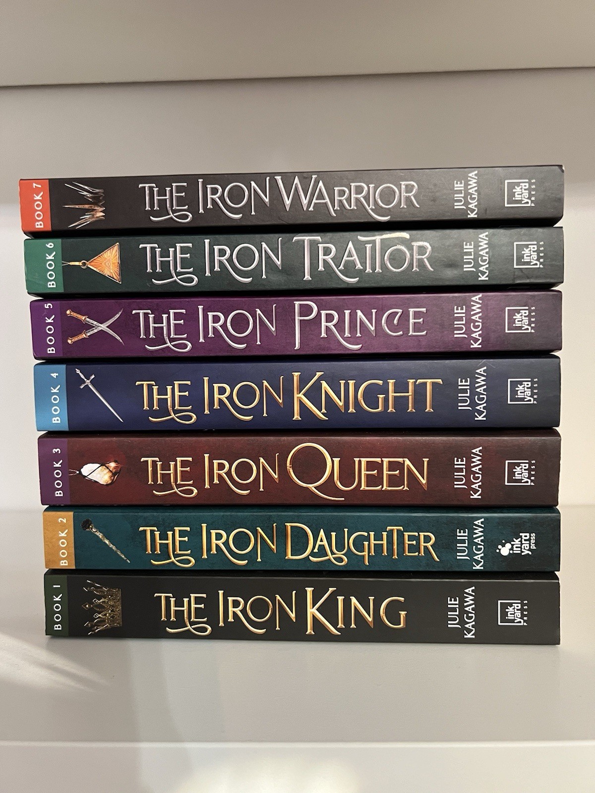The Iron Fey 1-7 By Julie Kagawa Paperback Complete Series Special Edition