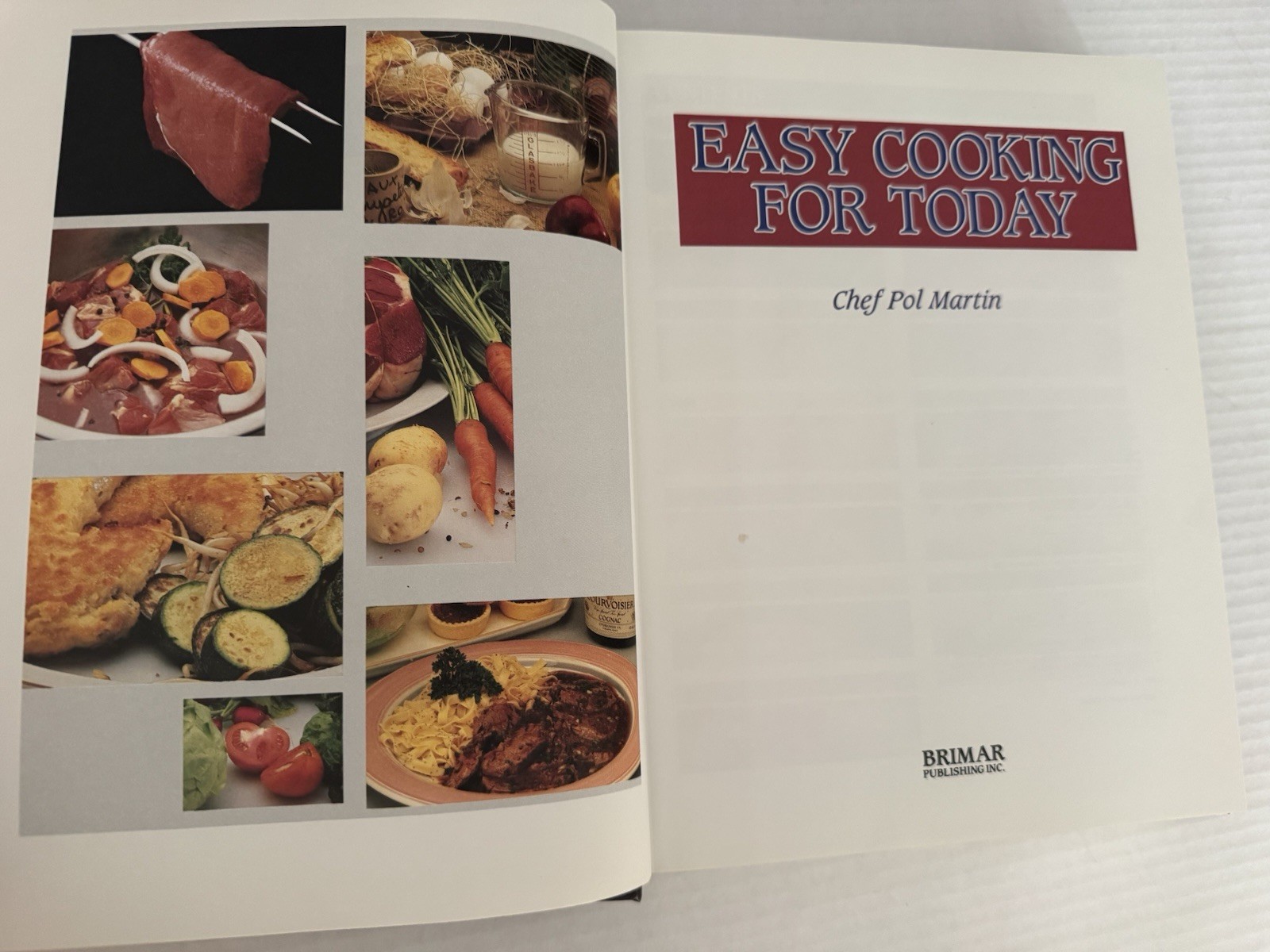 Vintage POL MARTIN Easy Cooking For Today HC/DJ 608 pages Huge