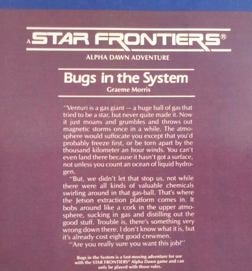 SFAD5 Bugs in the System – Star Frontiers