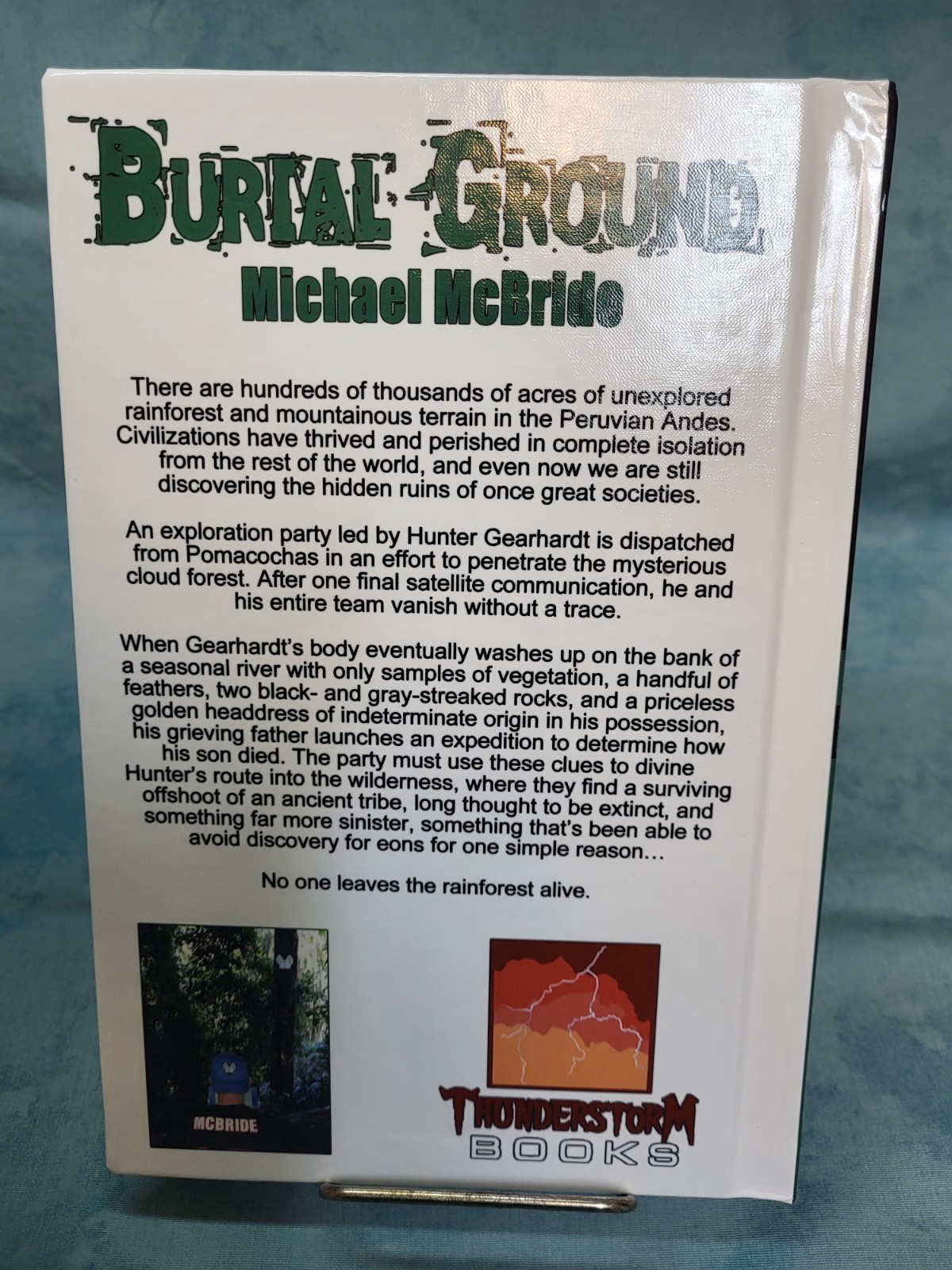 BURIAL GROUND – MICHAEL MCBRIDE – 2012 – LTD ED 190 COPIES **SIGNED** UNREAD/NEW