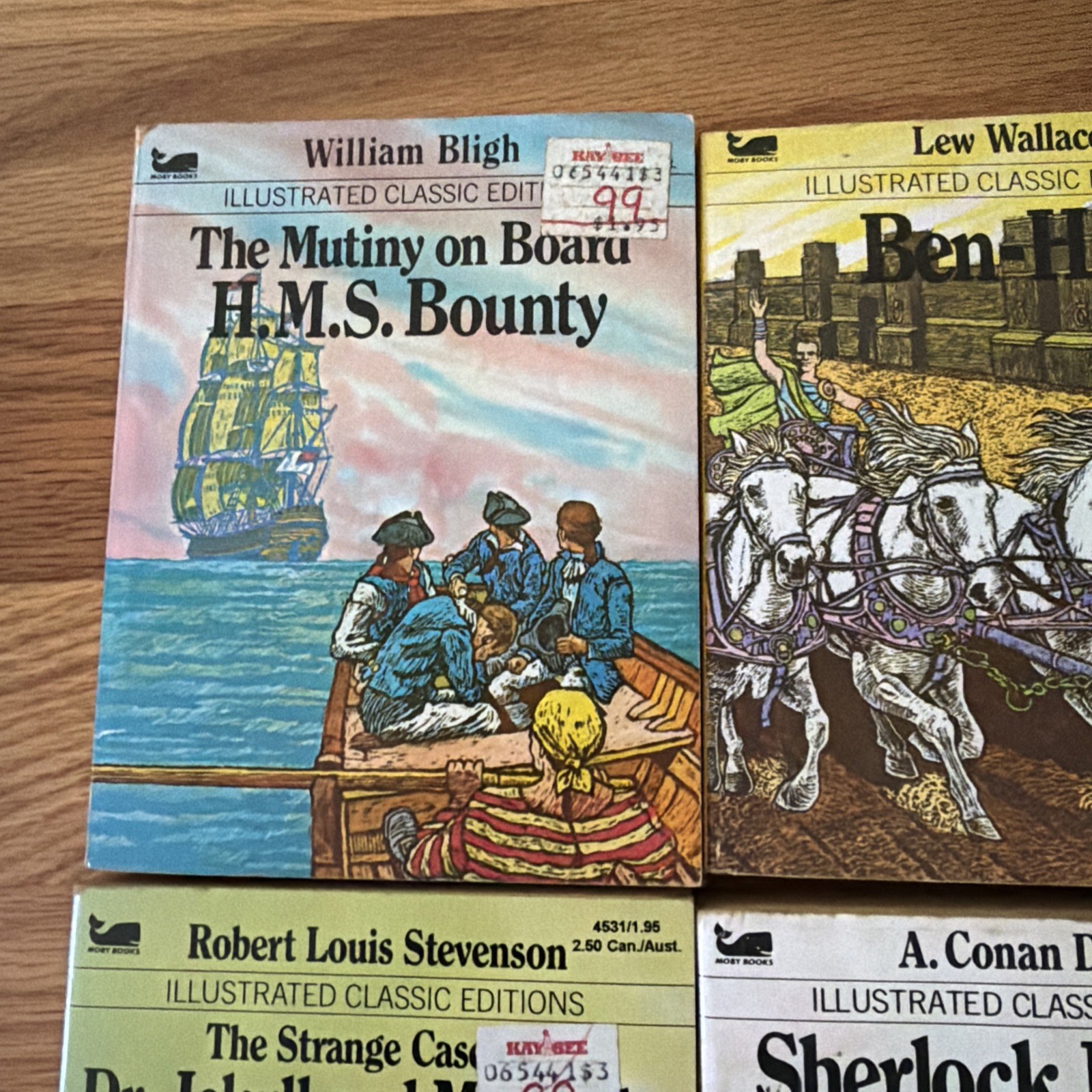 VINTAGE Illustrated Classic Editions Mini Paperbacks (Lot of 6)