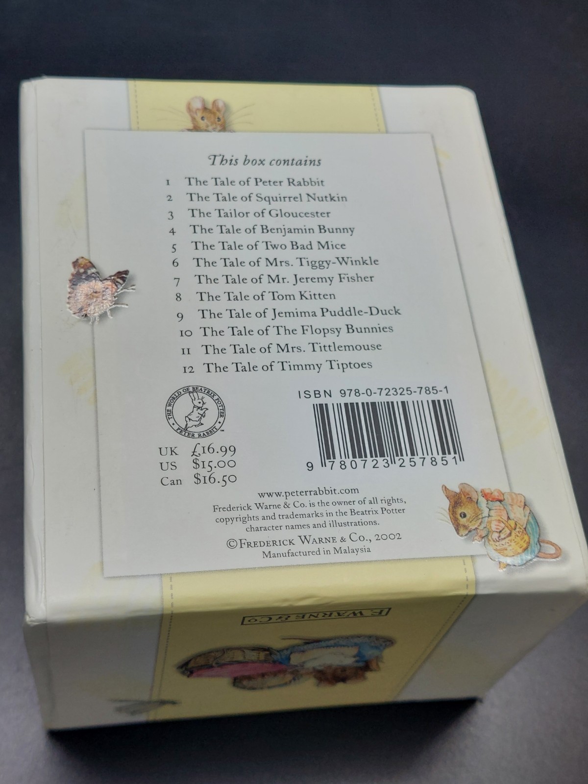 The Miniature World of Peter Rabbit- 12 Mini Books in Slip Case Beatrix Potter