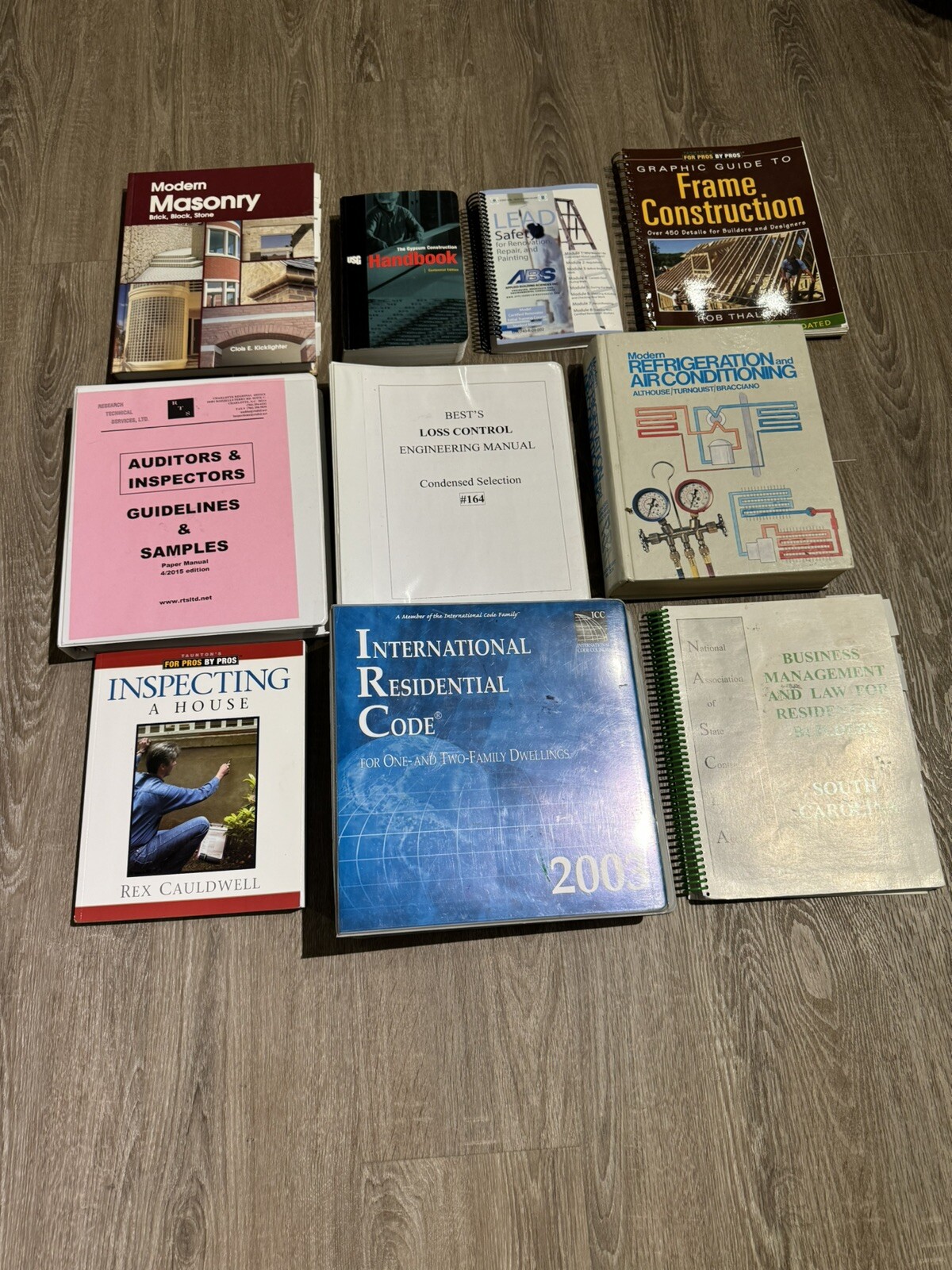 Miscellaneous Contractor Books