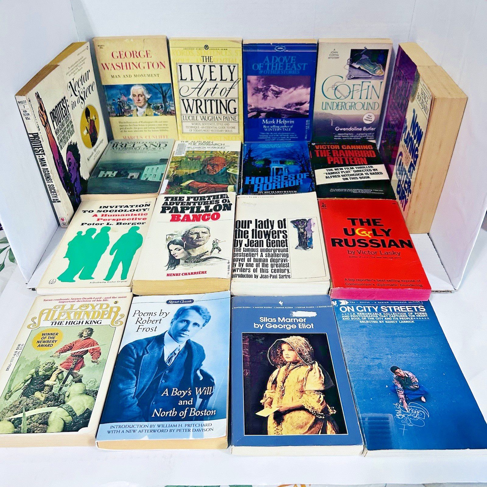 HUGE Book Lot of 60 Vintage Mixed Paperback Books