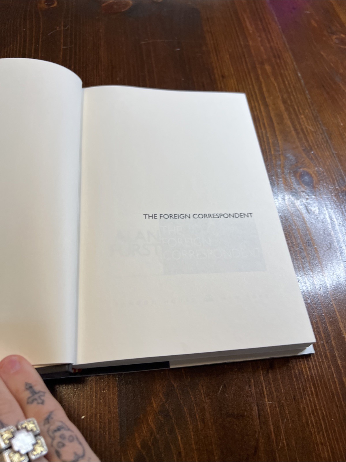 The Foreign Correspondent: A Novel -By Furst, Alan (HC/DJ)