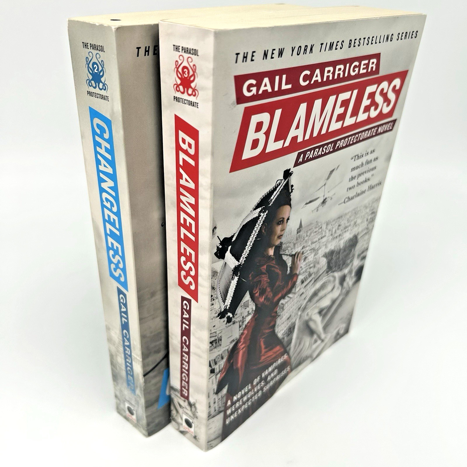 Gail Carriger Changeless and Blameless Parasol Protectorate Series TPB Lot of 2