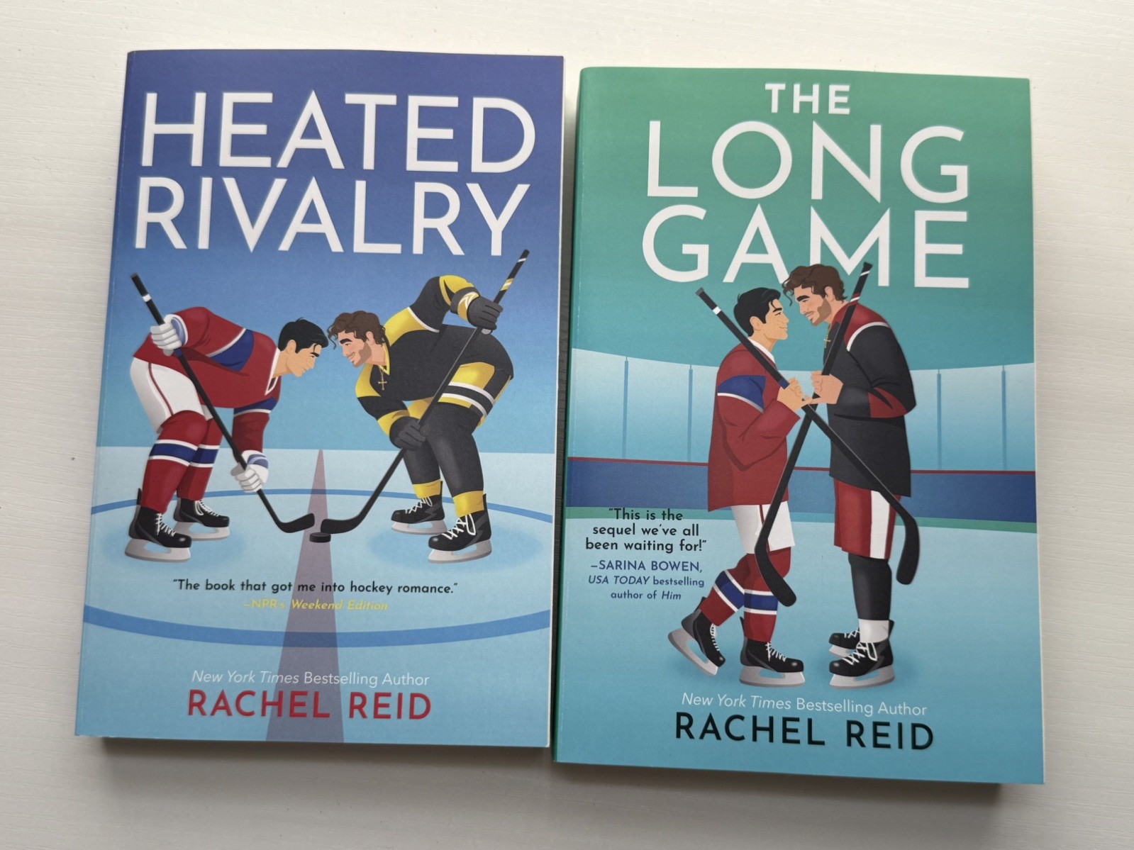 Heated Rivalry/The Long Game Signed Rachel Reid