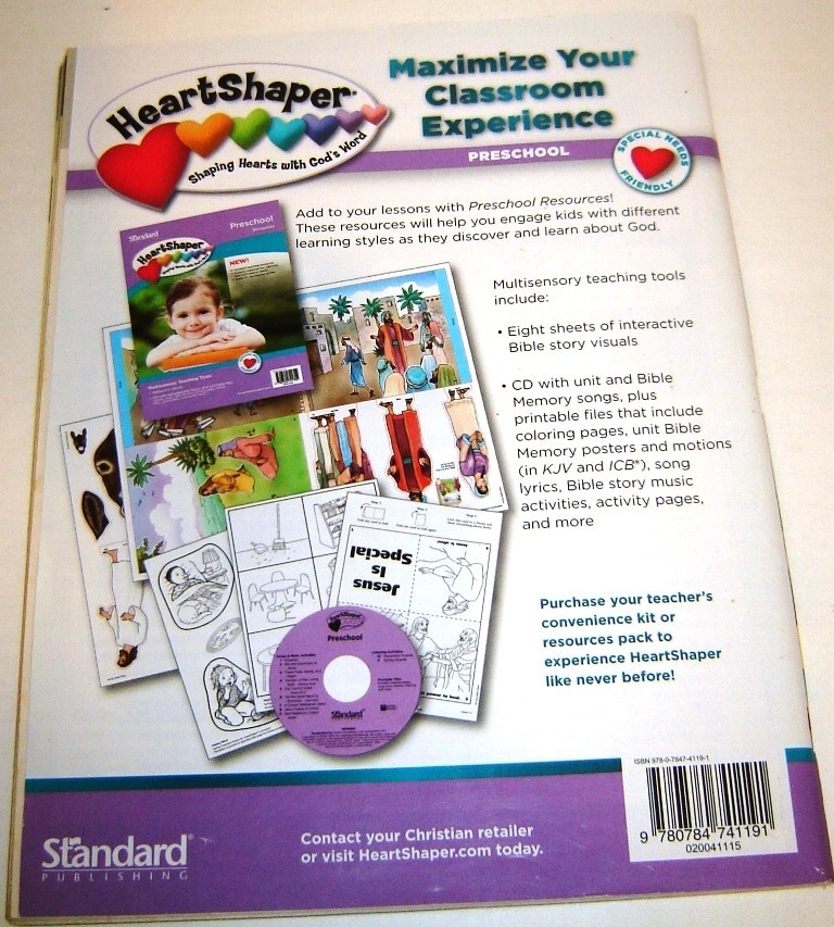 PRESCHOOL TEACHER SUMMER 2015 (HEARTSHAPER CHILDRENS By Standard Publishing – VG