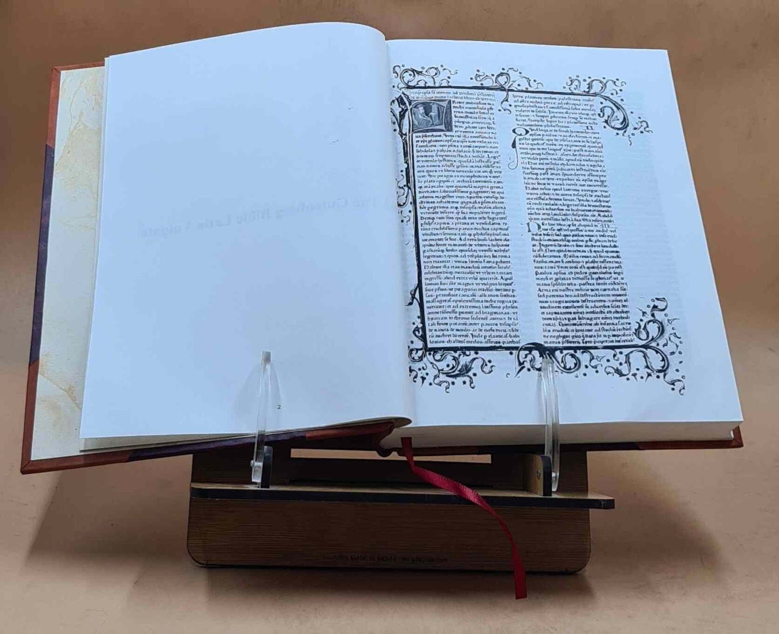 1462 The Gutenberg Bible Latin Vulgate [LEATHER BOUND]