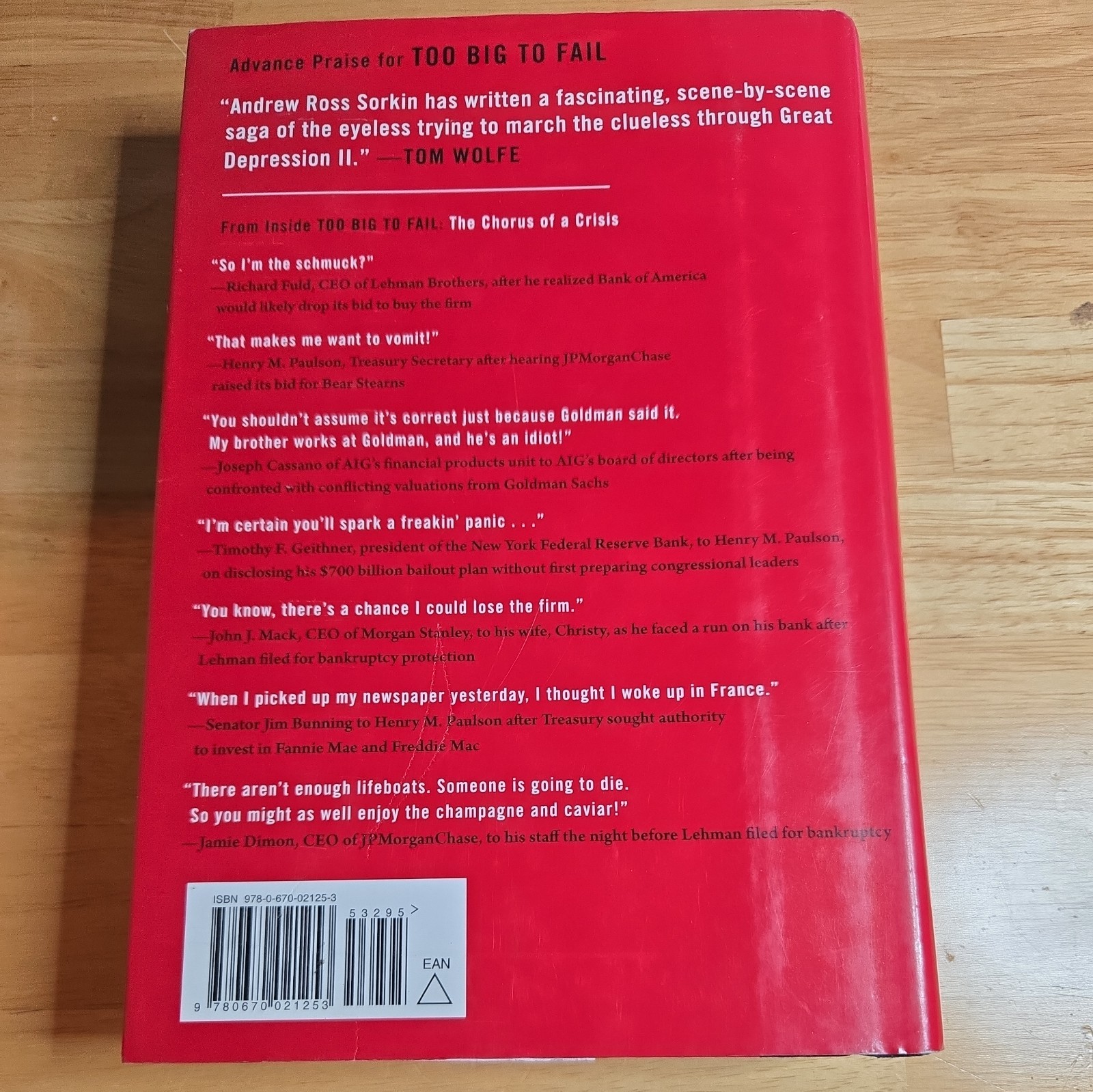 Too Big to Fail Andrew Ross Sorkin