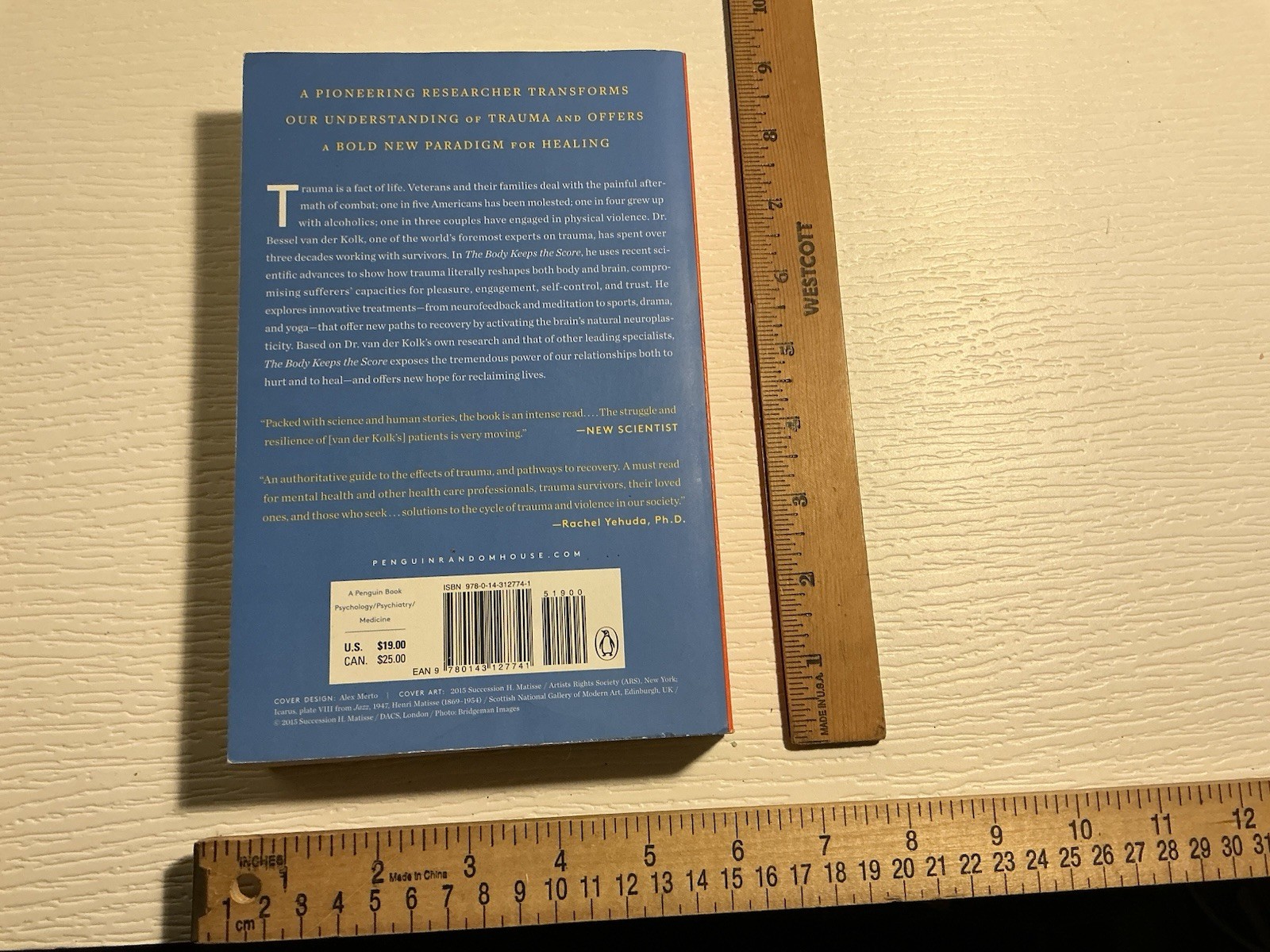 The Body Keeps the Score: Brain, Mind, and Body Bessel Van der Kolk M.D. PB VG