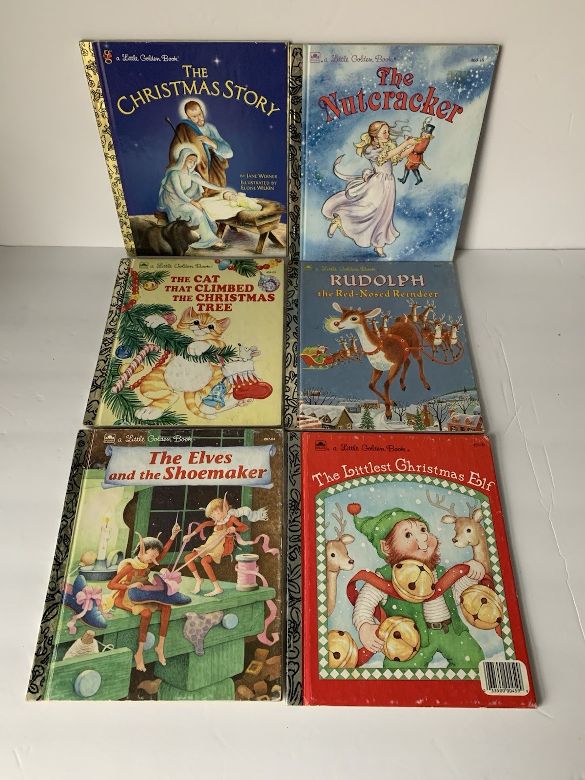 Vintage Little Golden Books Mixed Lot of 6 Classic Christmas Theme Stories