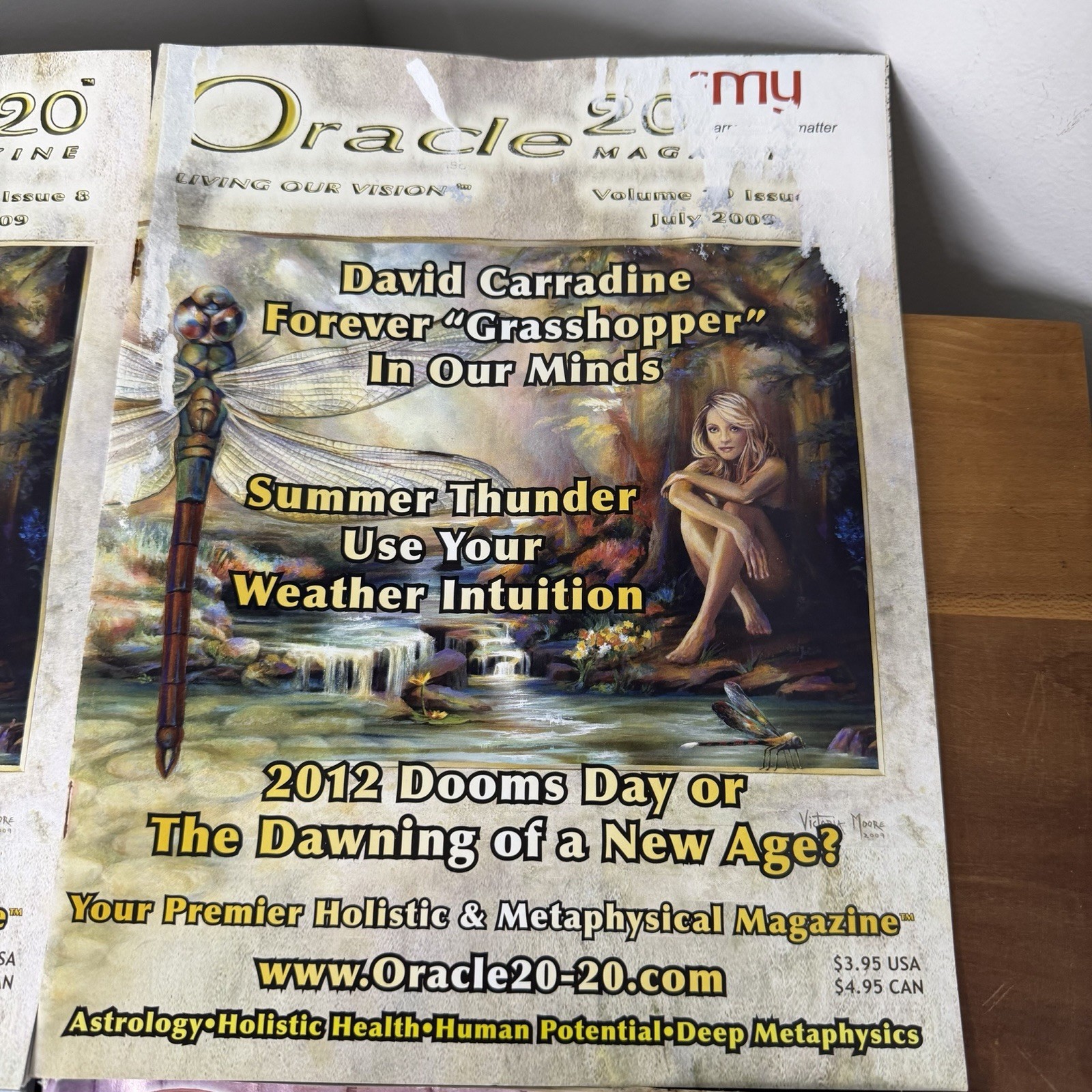 ORACLE 20/20 MAGAZINE LOT OF 8 2000s Metaphysics, Astrology, Witchcraft