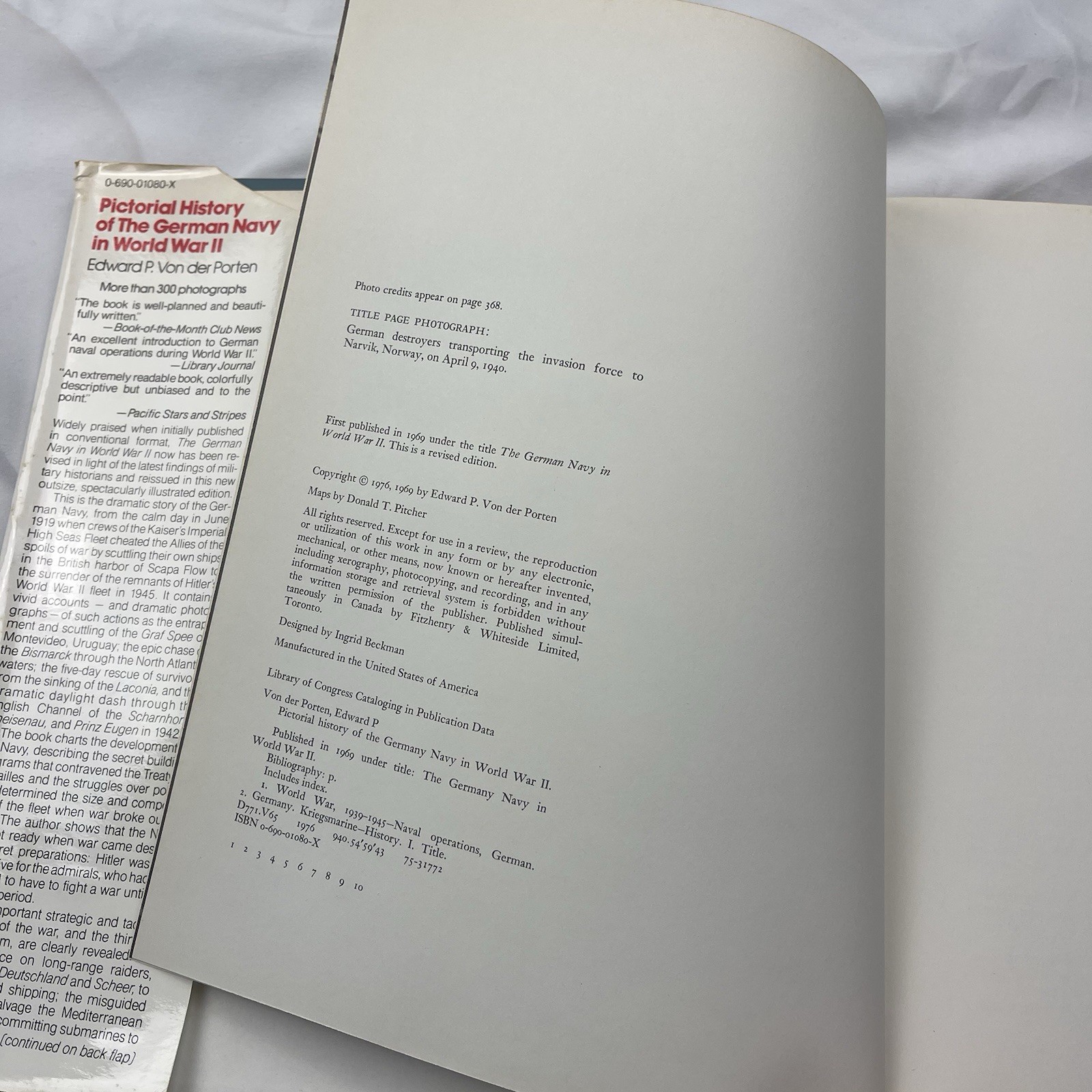 Pictorial history of the German Navy in World War II Naval Institute Press