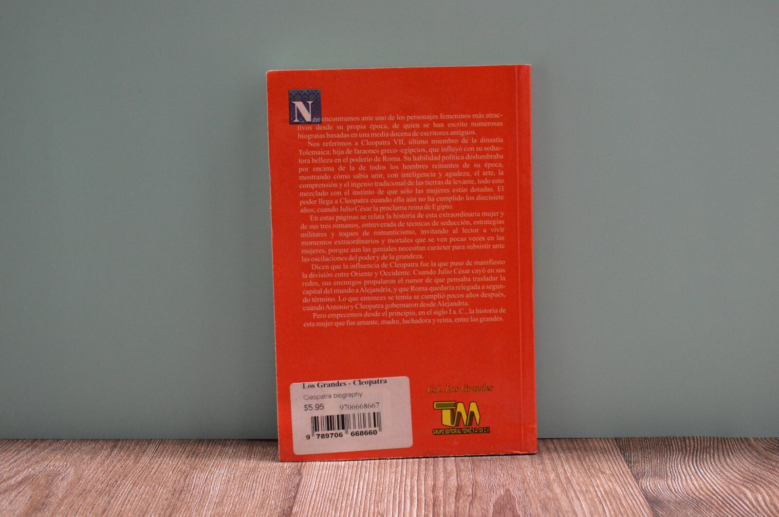 Grandes – Cleopatra by Grandes de Tomo (2007, Trade Paperback)⭐