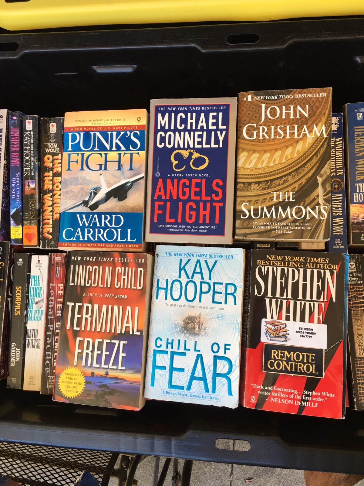 Lot Of 10 Suspense Crime Mystery Thriller Fiction Paperback Books Random Mix Lot