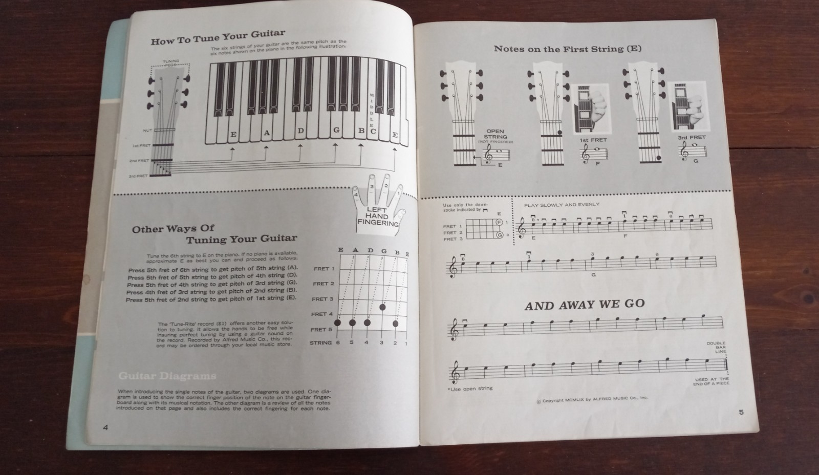Vintage 1959 Alfred’s Basic GUITAR Method #1 47 Pages
