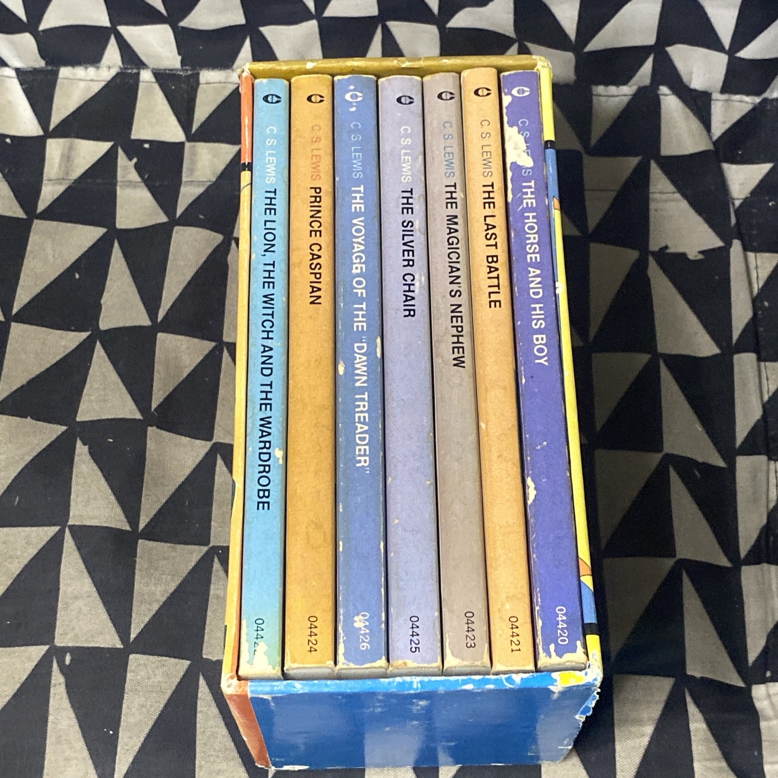 The Chronicles of Narnia Vintage Collier 1977 Box Set by C.S. Lewis Paperback