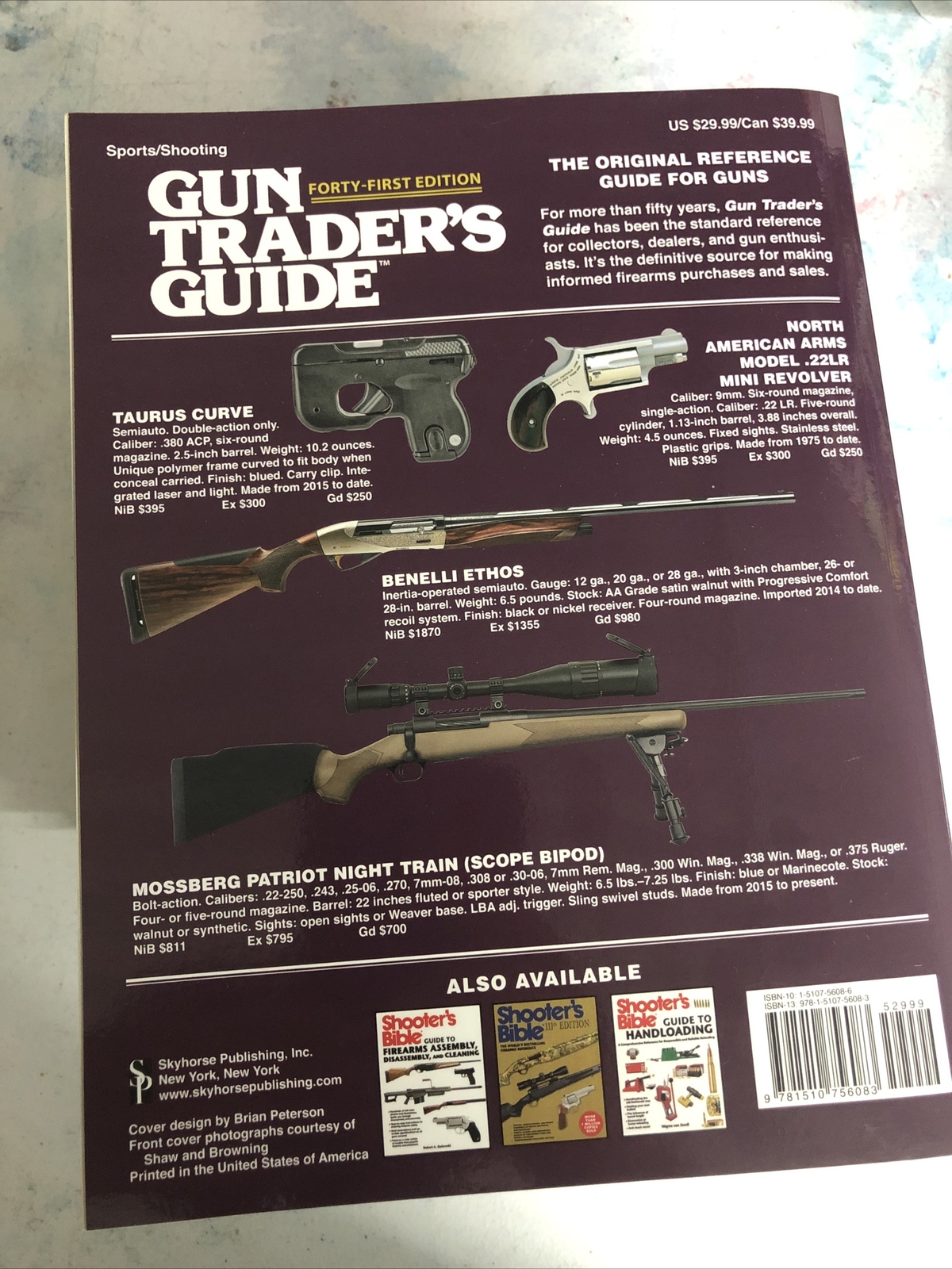 New Gun Trader’s Guide Forty-First (41st) Edition 2019 Softcover 608 Pages