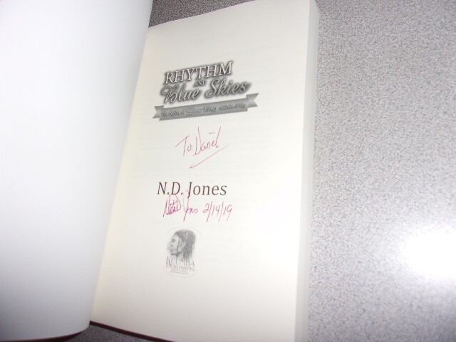 Rhythm and Blue Skies by N.D. Jones 2019 Romance 2 Stories SIGNED Paperback