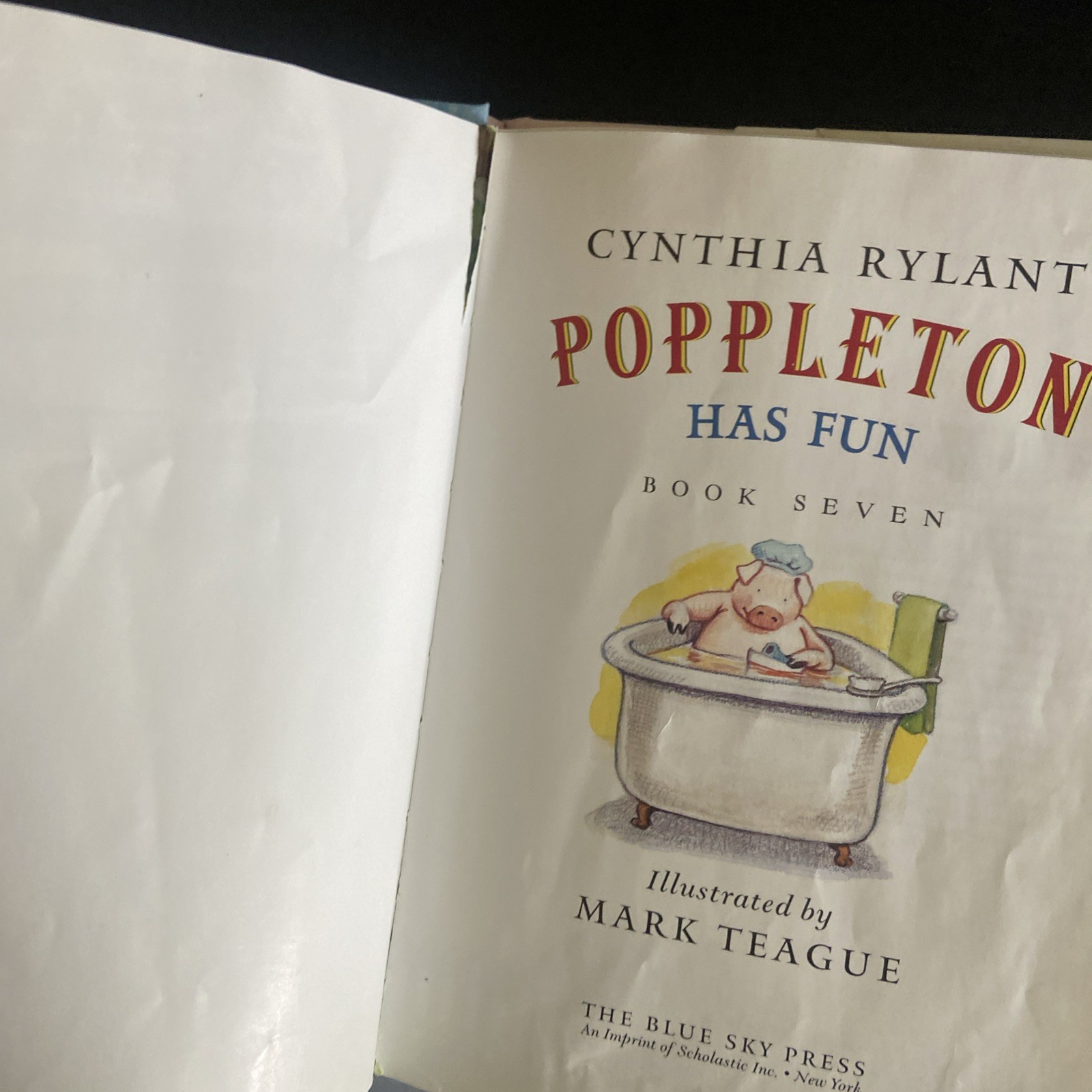 Cynthia Rylant Mr. Putter & Poppleton Lot Of 8 HC & PBs G – VG Condition