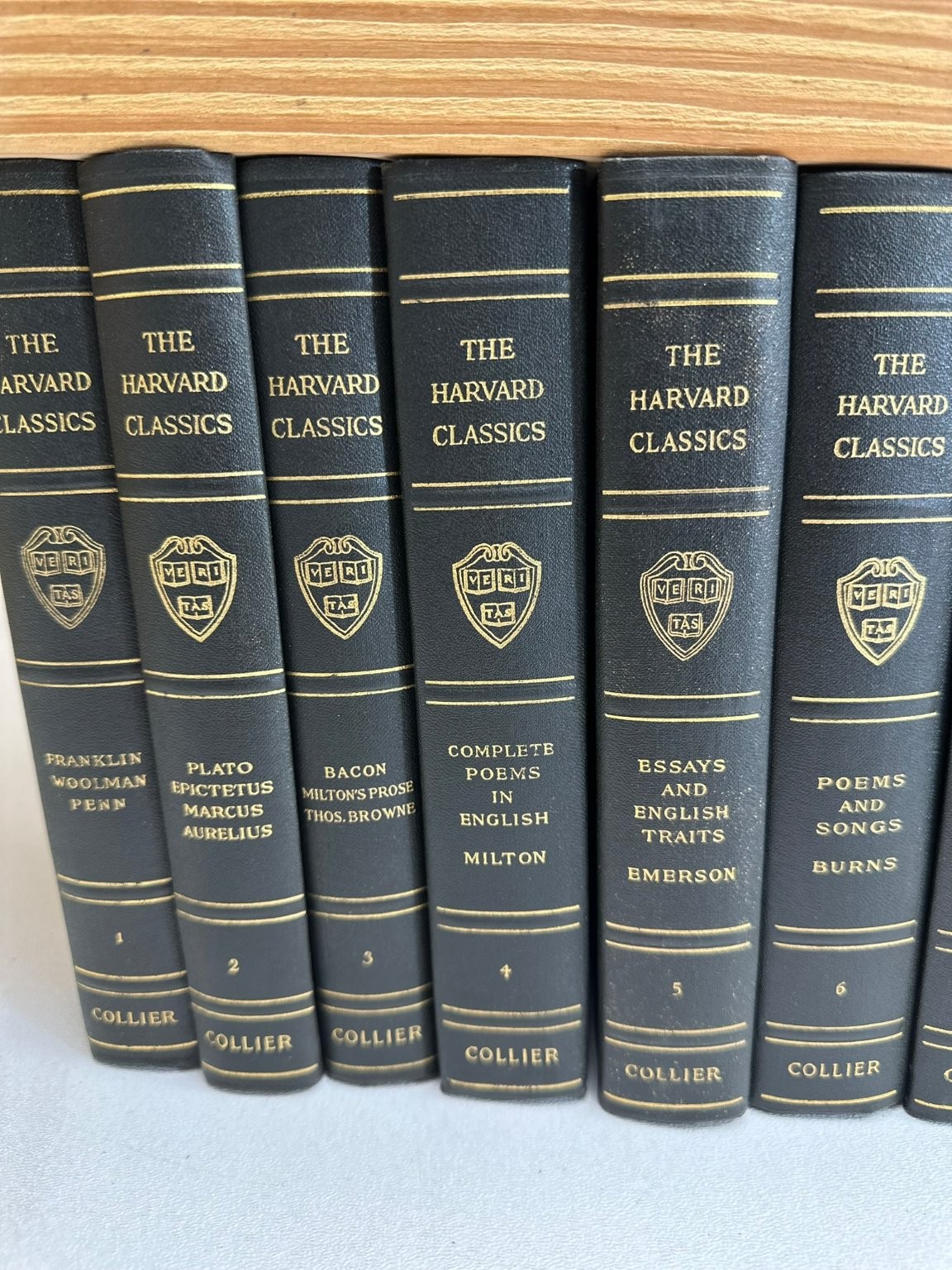 Harvard Classics 1909 Collier Vol 1-48 Set Literary Collection Soft Leather
