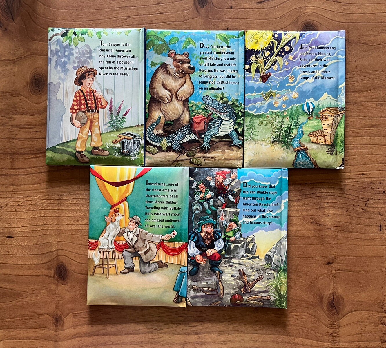 VTG 1998 American Classics Collection Illustrated Mini Books For Kids Ships Fast