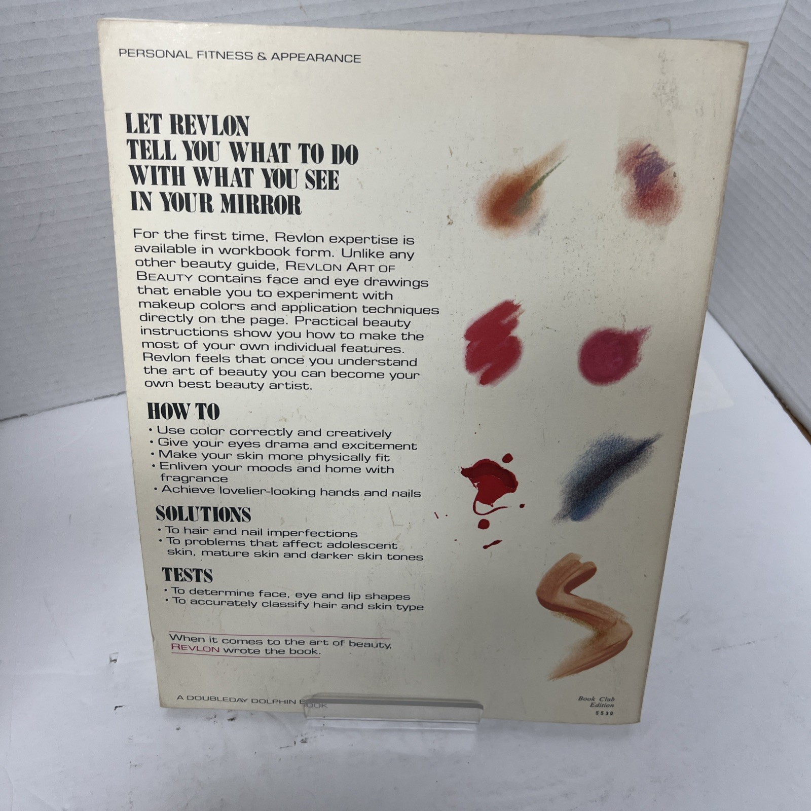 1982 REVLON ART OF BEAUTY WORKBOOK THAT SHOWS YOU HOW TO LOOK YOUR BEST