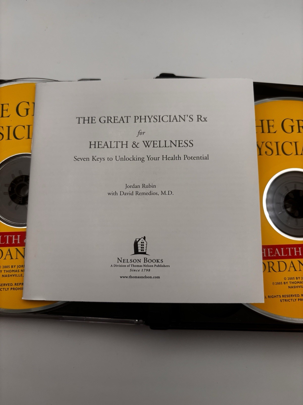 Jordan Rubin Biblical Health & Wellness GPRX Set – Book, DVDs & Audio CDs