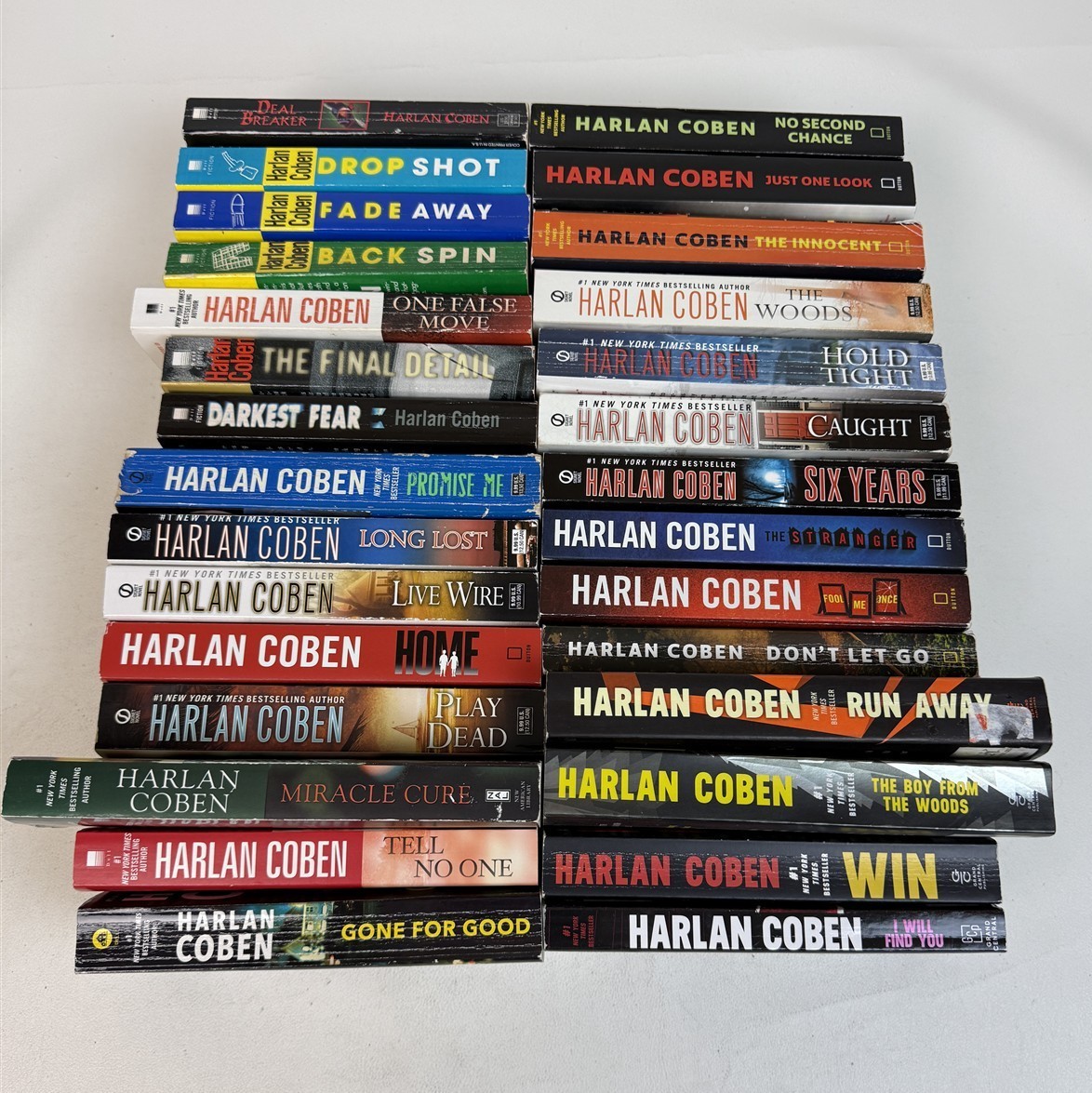 Harlan Coben Lot 29 Mystery Suspense Paperbacks including 11 Myron Bolitar