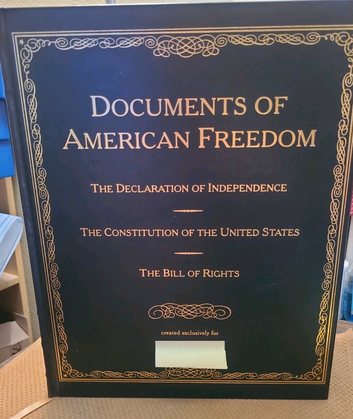Documents of American Freedom Easton Press LEATHER BOUND Collector’s Edition