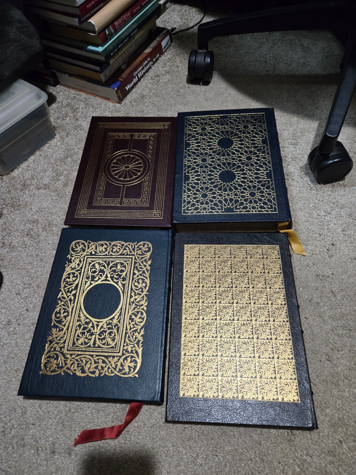 The Easton Press Lot of 4 Books – The Arabian Nights, Heart of Darkness, Goethe