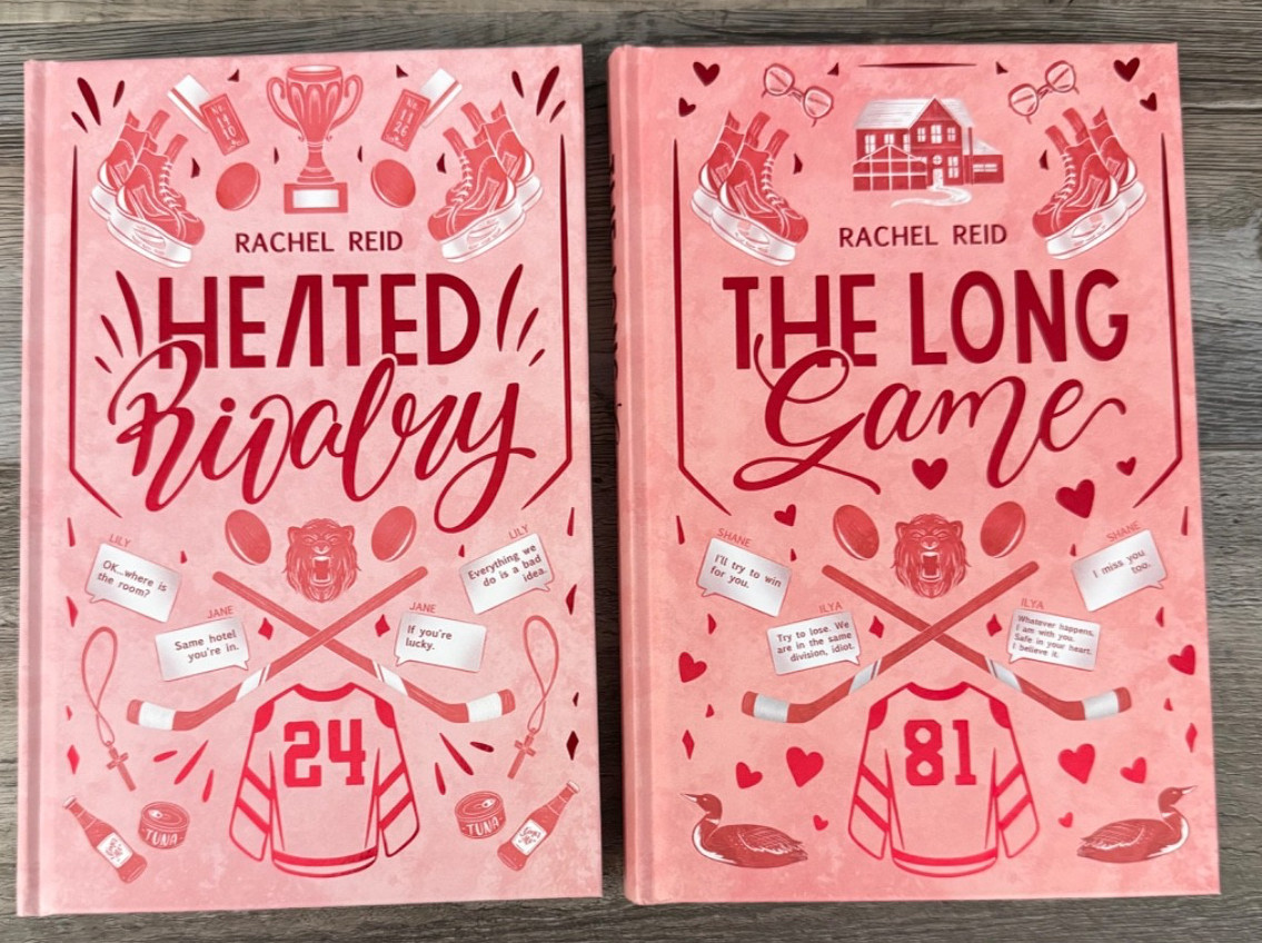 SIGNED Marley’s Must Reads HEATED RIVALRY & THE LONG GAME Rachel Reid MMR
