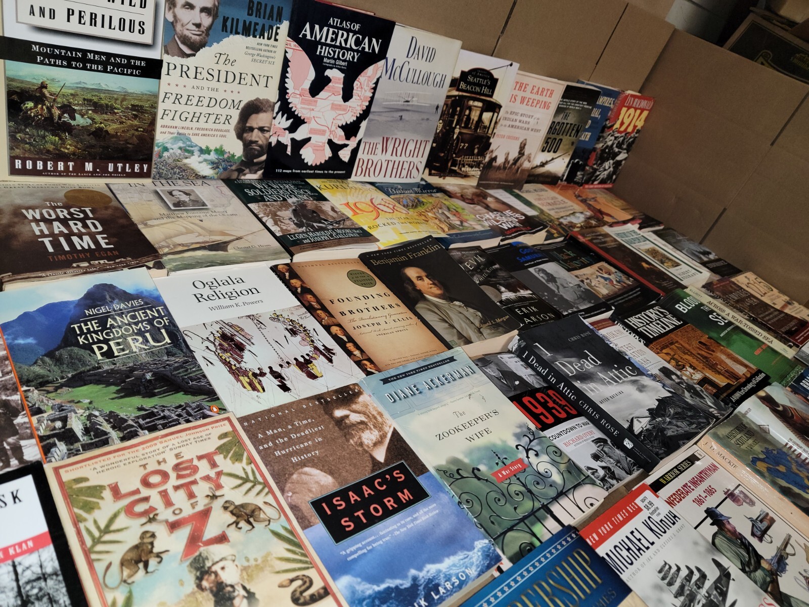 Lot of 5 History US World Europe American Europe Ancient War Book MIX UNSORTED