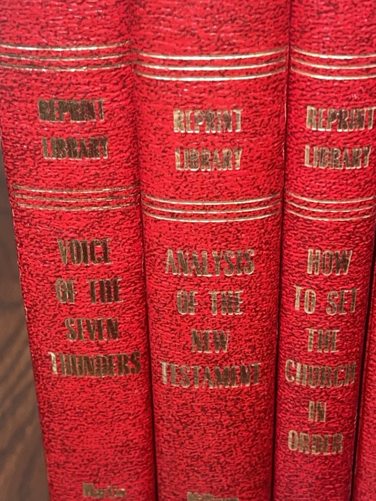 Restoration Reprint Library lot of 20 books religious Theology, Bible ￼￼