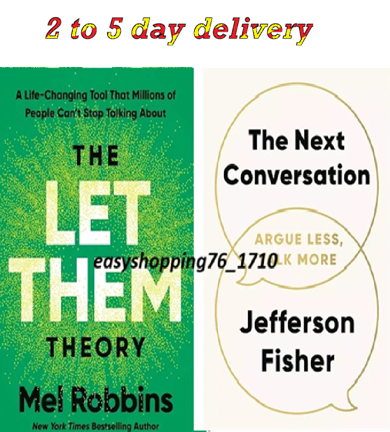 THE Next Conversation + The Let Them Theory English Paperback free shipping