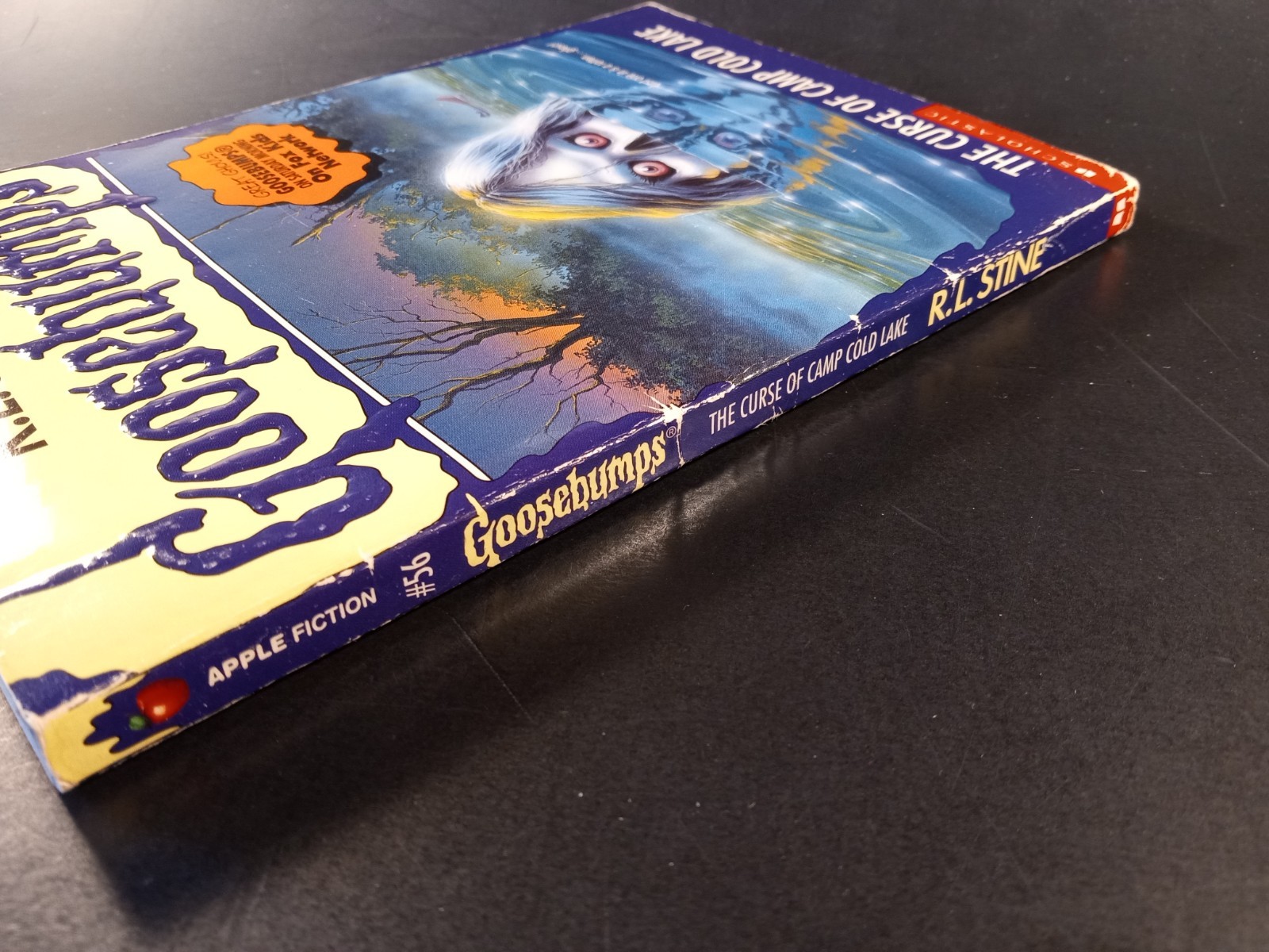Goosebumps #56 The Curse of Camp Cold Lake Bookmark and Cards Attached 1st Print
