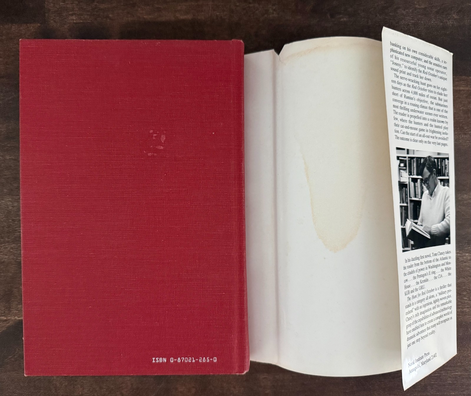 The Hunt for Red October Hardcover by Tom Clancy First Edition 7th printing 1984