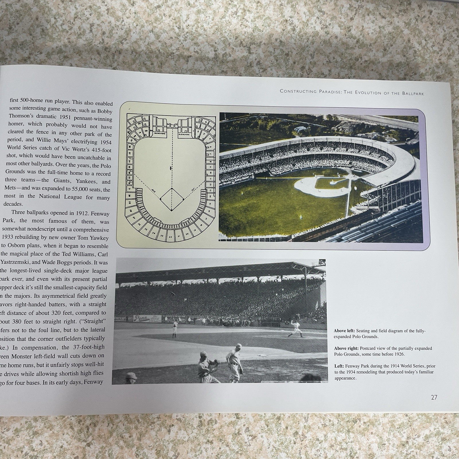 Ballparks Yesterday and Today, Chartwell Books, 2007, Used, 448 Pages, Hardcover