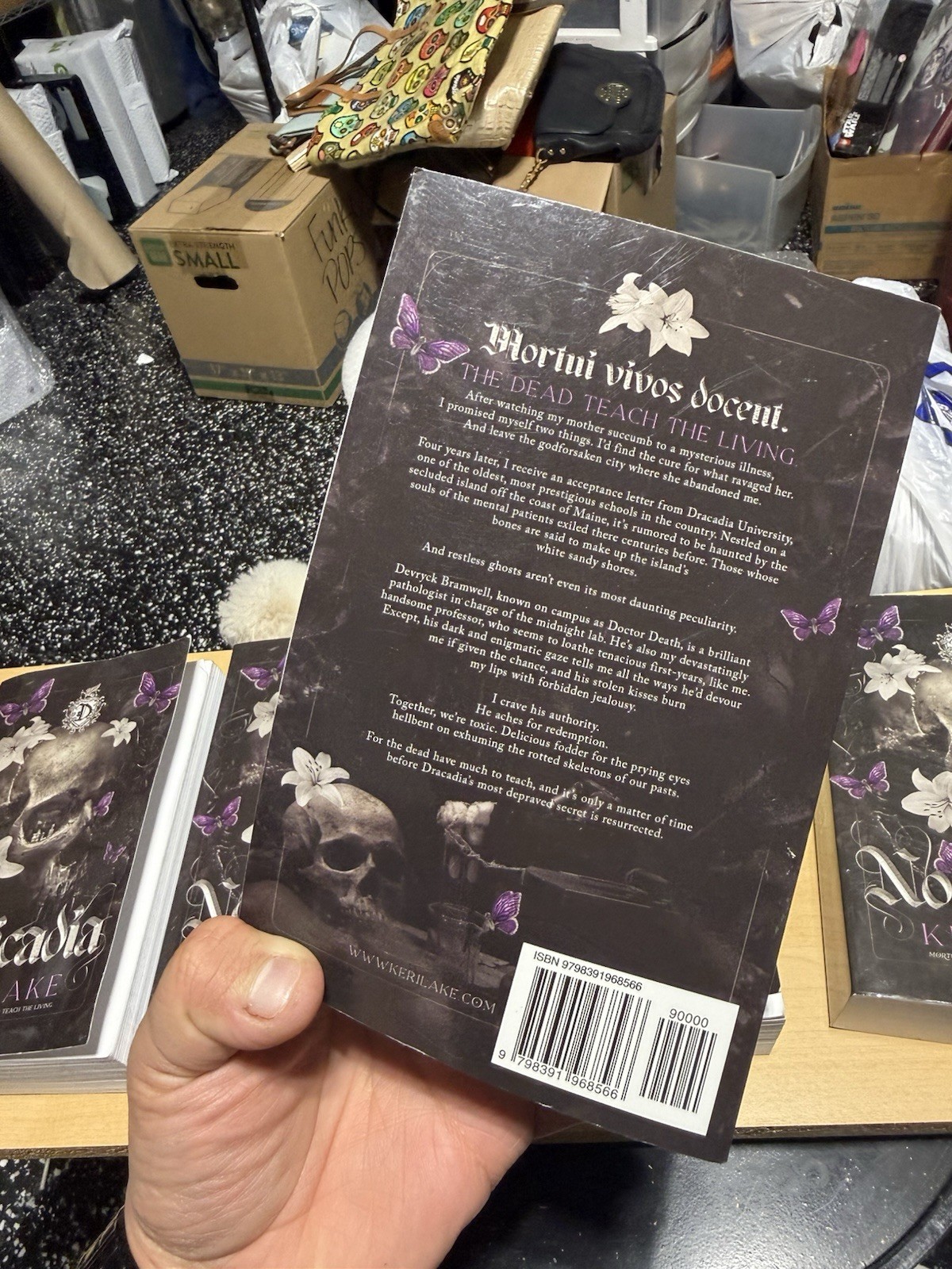 Nocticadia by Keri Lake, Gothic Dark Romance Booktok, OOP Paperback