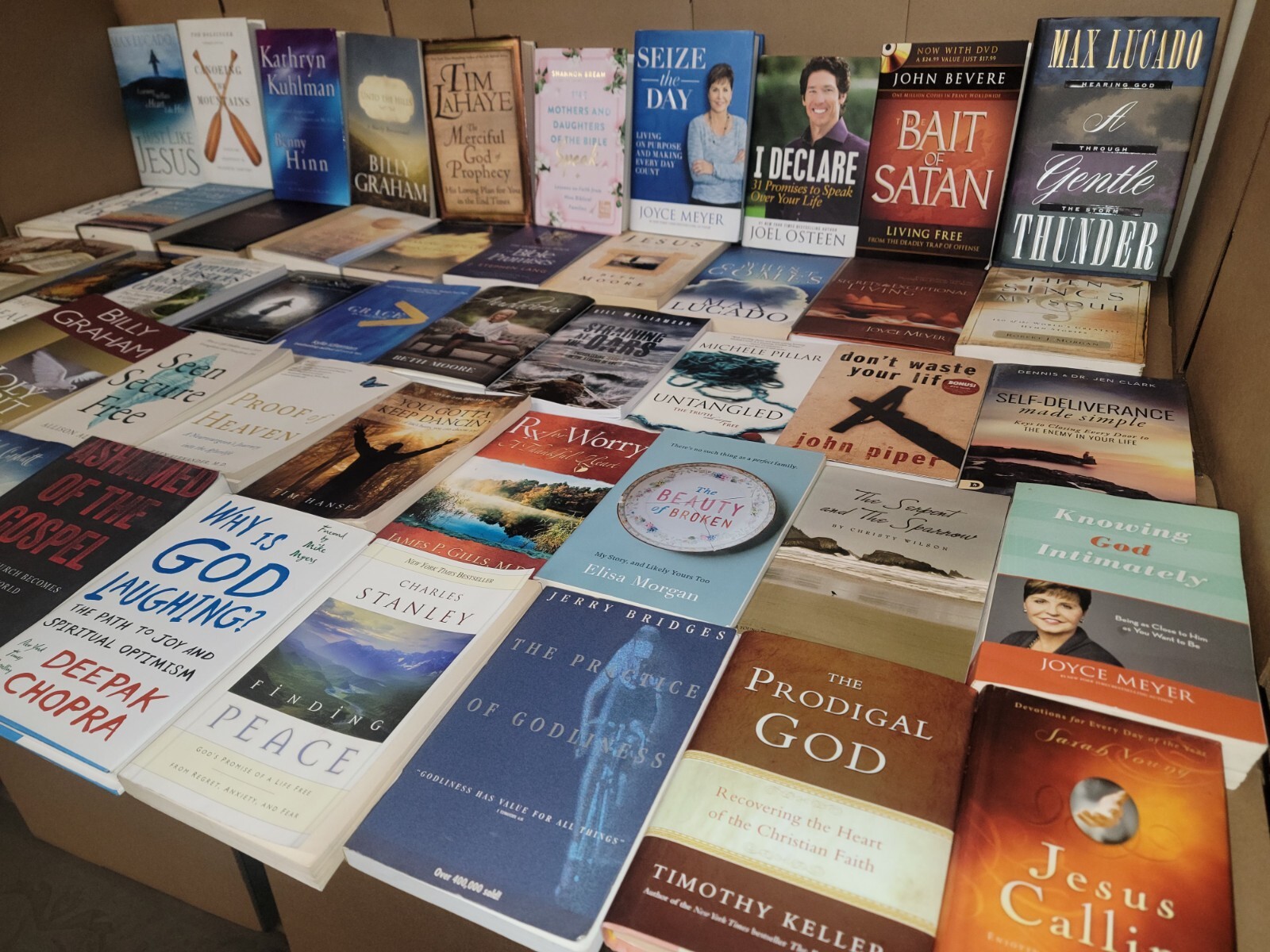 Lot of 5 Pounds LBs Christian Prayer Bible Jesus Theology Pray Books RANDOM*MIX