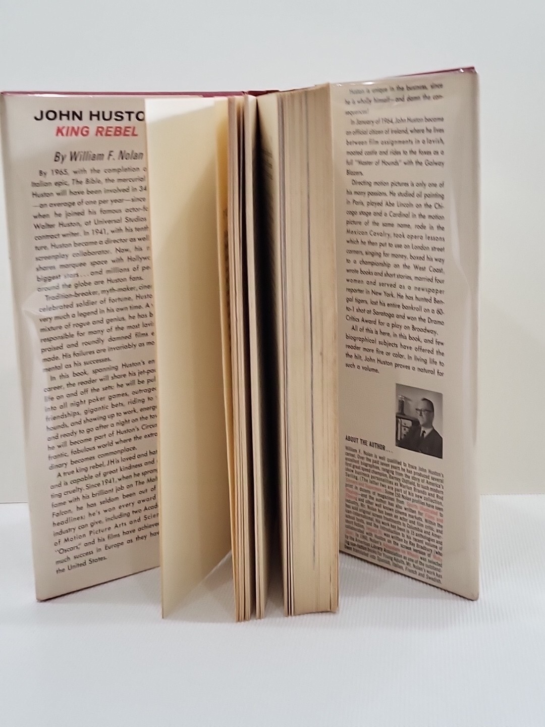 John Huston: King Rebel by William F. Nolan Hardcover Dust Jacket 1965