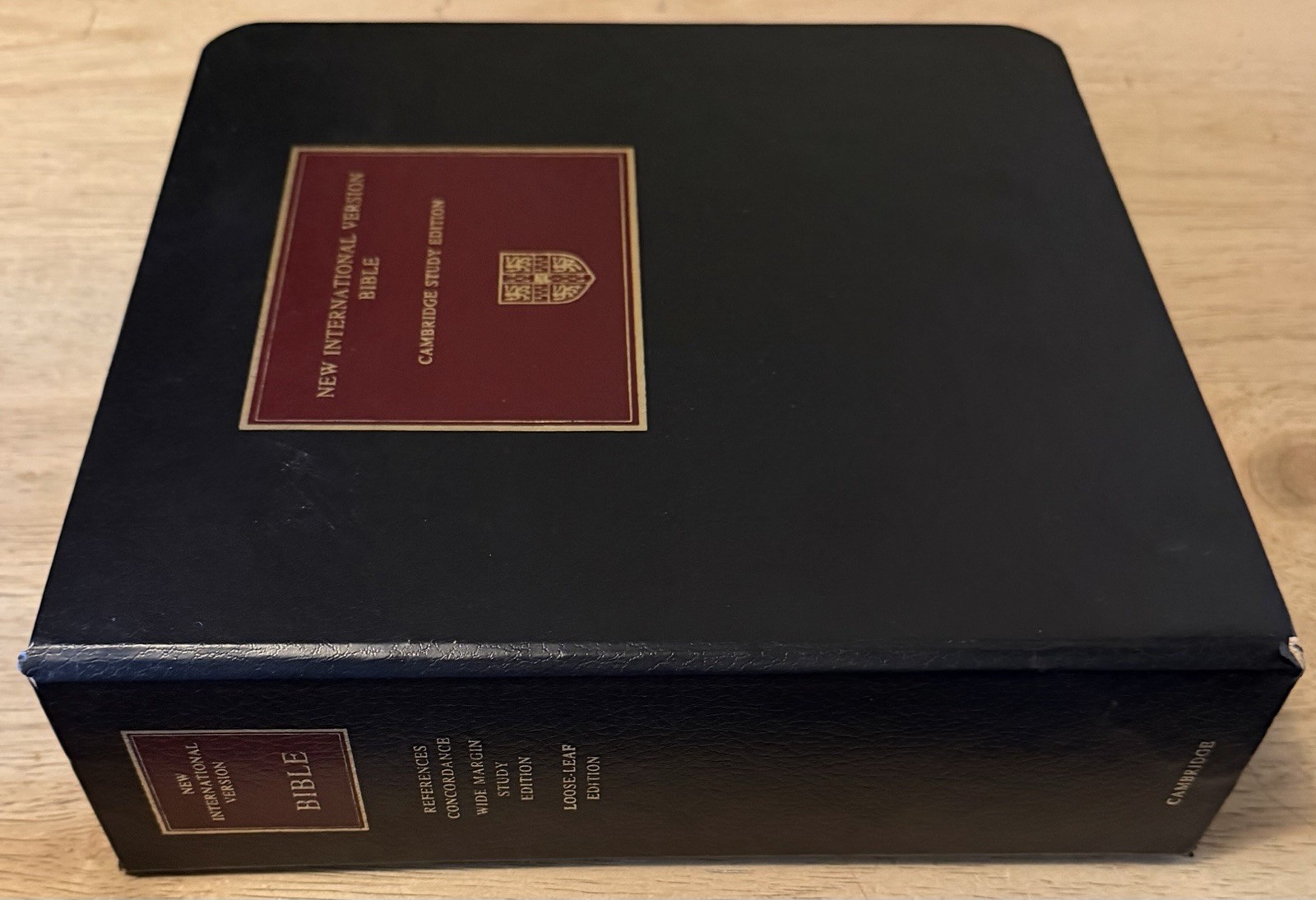 New International Version Bible: Cambridge Study Edition 1984 Loose Leaf Binder