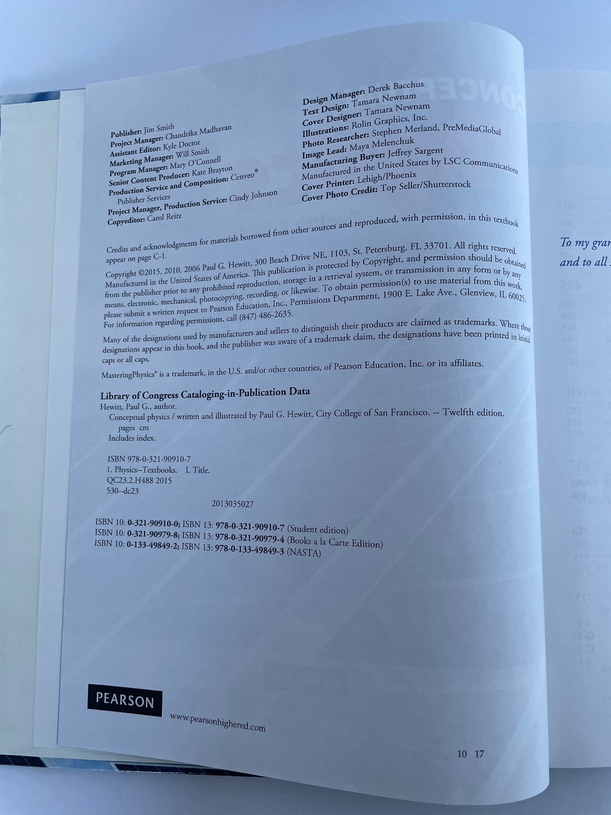 Conceptual Physics 12/ed