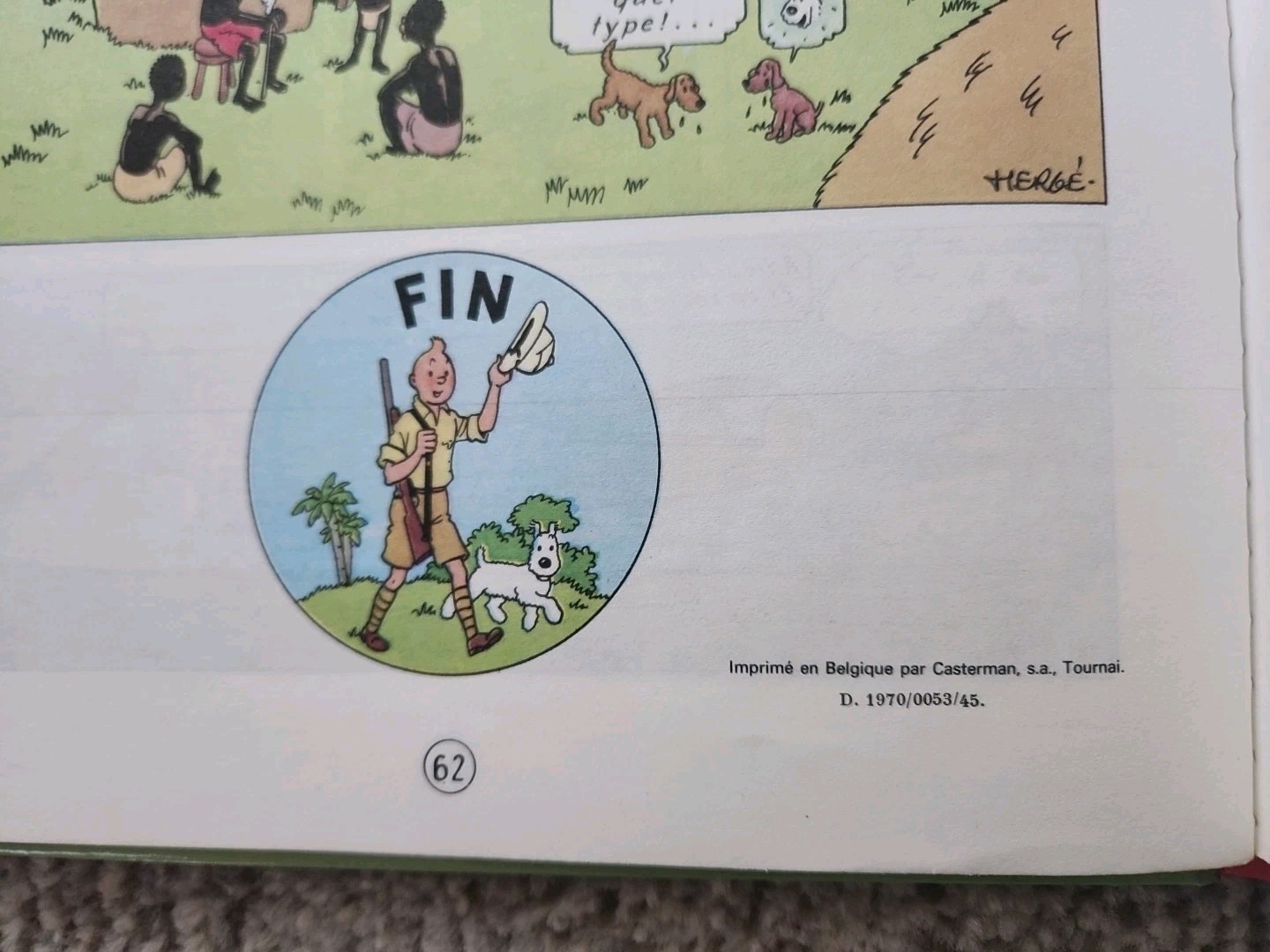 Tintin Au Congo: (Les Aventures de Tintin) (French), Herge, 1970 edition