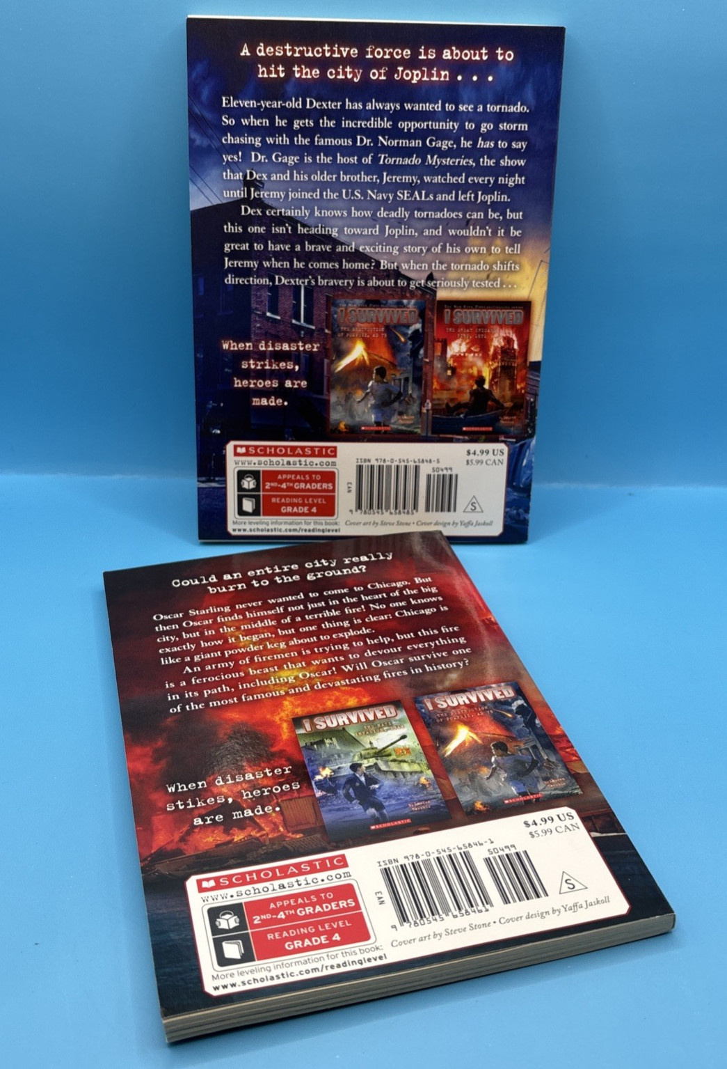 2010s Lot of 15 “I Survived” Scholastic Chapter Paperback Books- New, Never Read