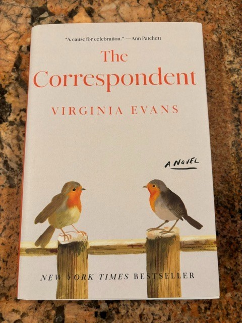 The Correspondent: A Novel by Virginia Evans (2025, Hardcover)- VG